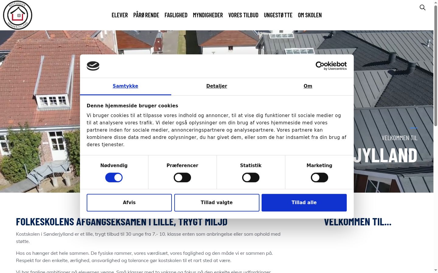 Kuvakaappaus suostumusbannerista, joka näytettiin ennen mitään vuorovaikutusta