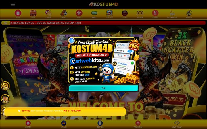 Posnetek zaslona kostum4dsuper.com