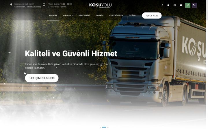 Screenshot of kosuyolunakliyat.com.tr