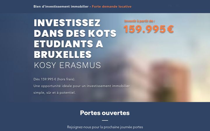 Screenshot of kosy-erasmus.be