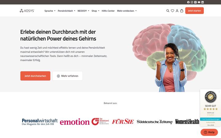 Screenshot of kosys.com