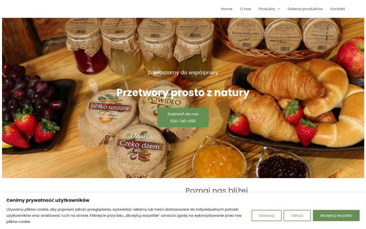 Screenshot of kosznatury.eu