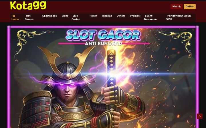 Screenshot stránky kota99slot.com