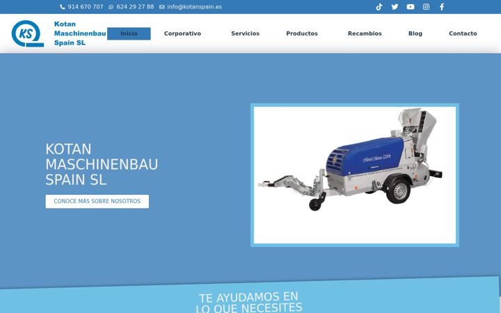 Skärmbild av kotanspain.com