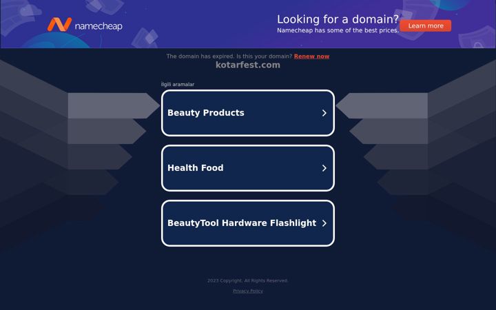 Screenshot of kotarfest.com
