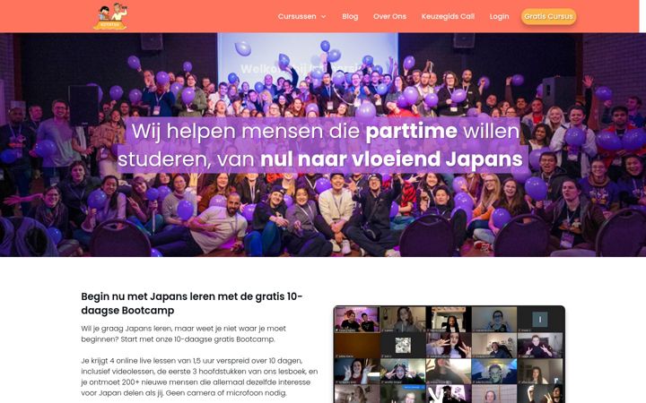 Screenshot of kotatsu.nl