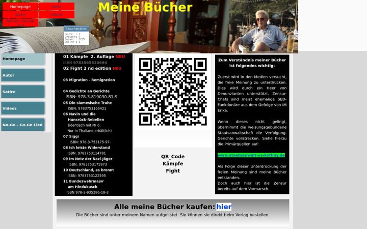 Screenshot of kothny-buecher.de
