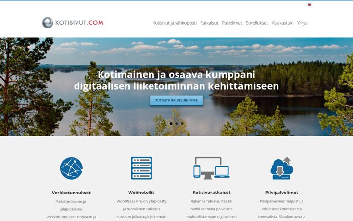 Ekrānuzņēmums no kotisivut.com