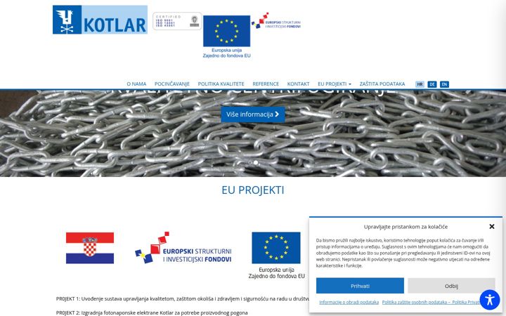 Screenshot of kotlar.hr