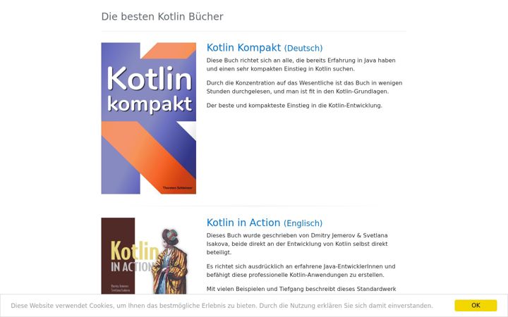 Screenshot of kotlin-buecher.de