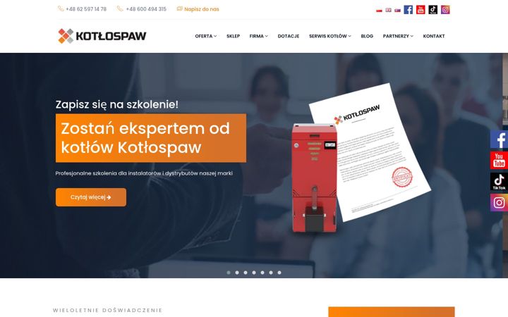 Screenshot of kotlospaw.pl