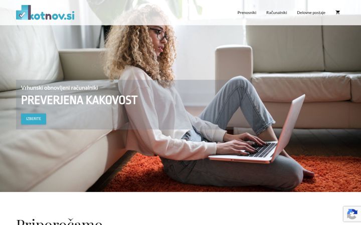 Screenshot of kotnov.si