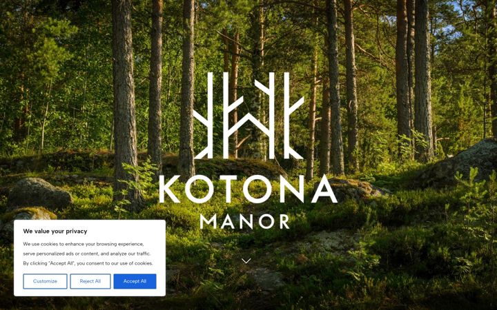 Screenshot of kotonamanor.com