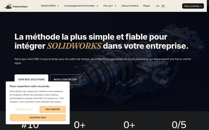 Screenshot of kotonavision.com