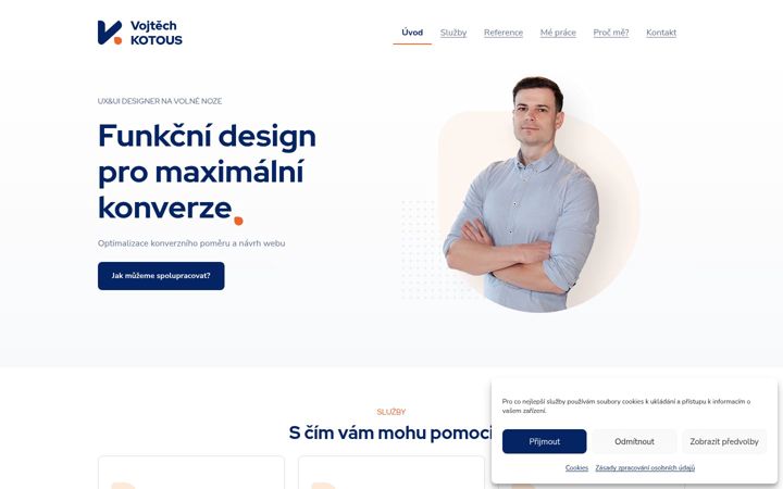 Screenshot of kotousvojtech.cz