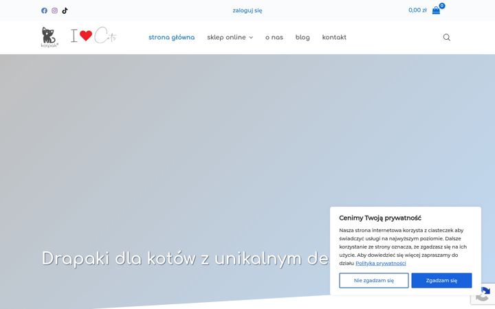 Screenshot of kotpak.pl