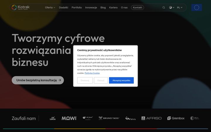 Screenshot of kotrak.com