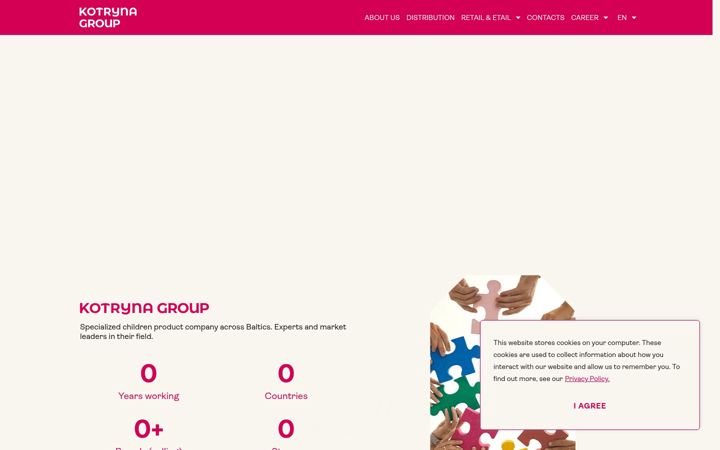 Screenshot of kotrynagroup.com