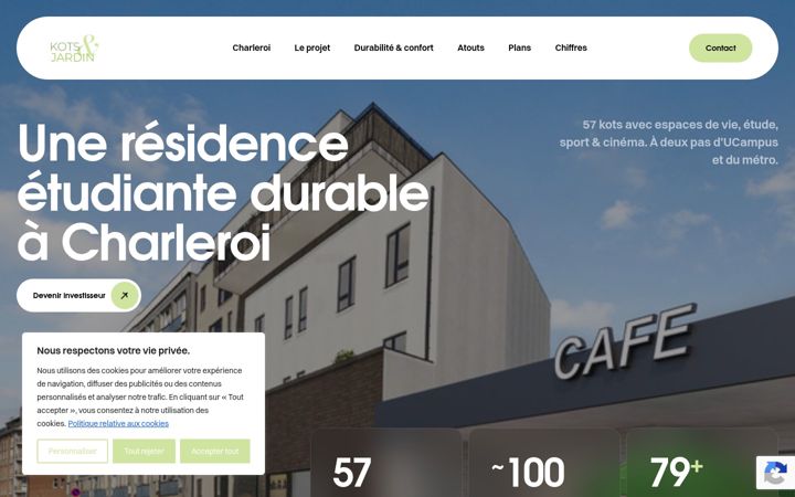 Screenshot of kotsetjardin.be