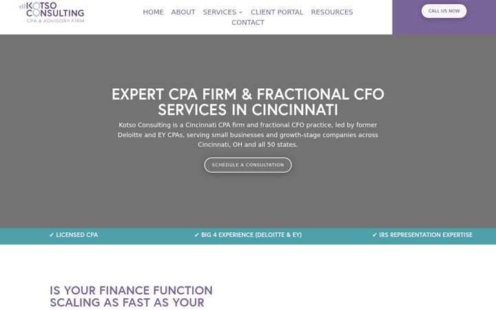 Screenshot of kotsoconsulting.com