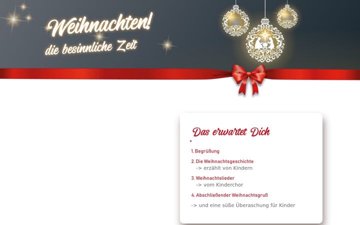 Screenshot of kotthausen-feiert-weihnachten.de
