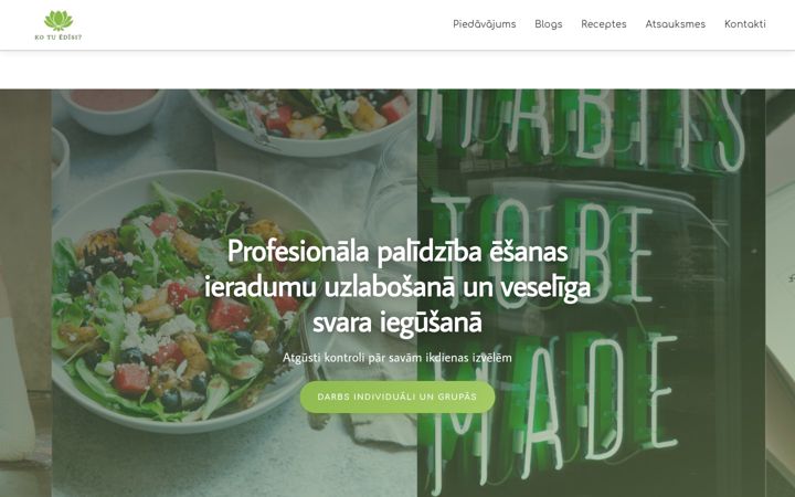 Captura de ecrã de kotuedisi.lv
