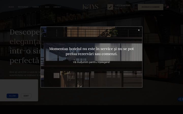 Screenshot of kotys-flotel.ro