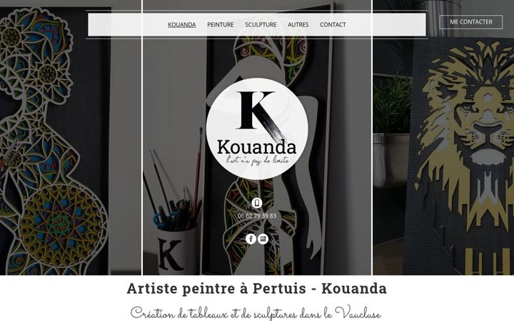 Screenshot of kouanda-artiste.fr