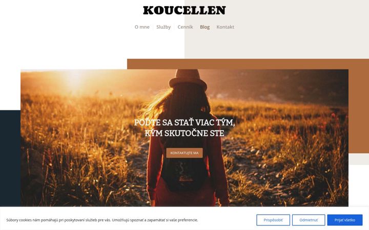 Screenshot of koucellen.sk