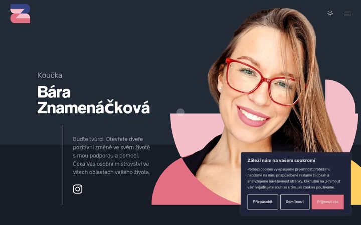 Screenshot of kouckabara.cz