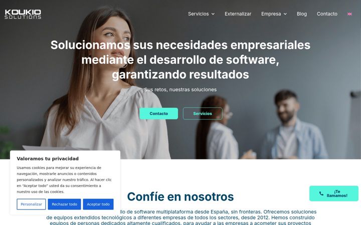 Screenshot of koukio.net