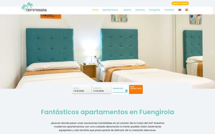 Screenshot of kouohana.com