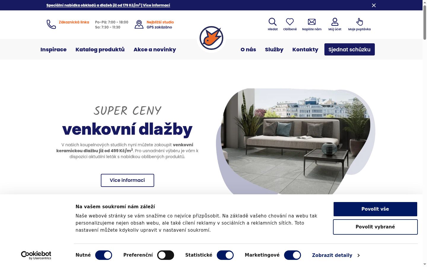 Screenshot tal-banner tal-kunsens muri qabel kwalunkwe interazzjoni