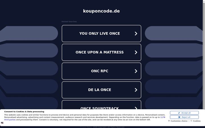 Screenshot of kouponcode.de