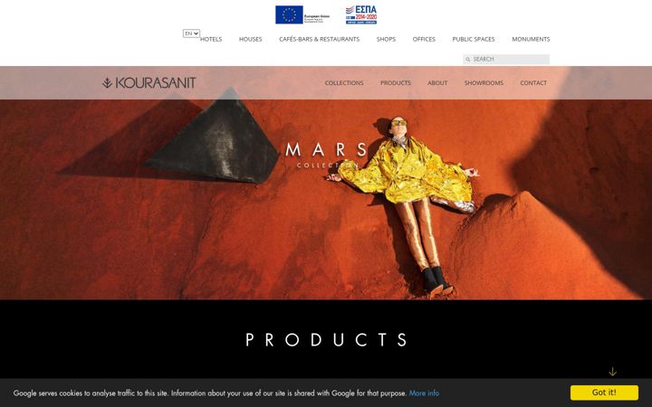 Screenshot of kourasanit.com