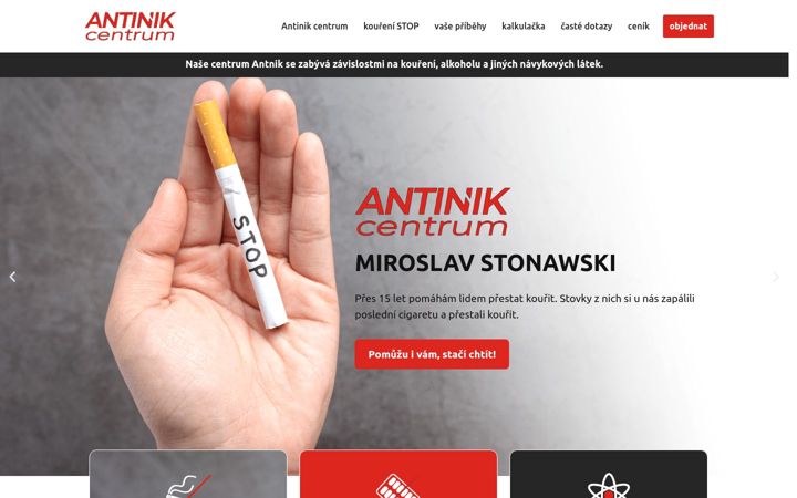 Screenshot of kourenistop.cz