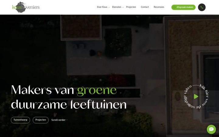 Screenshot of koushoveniers.nl
