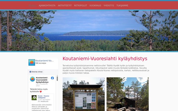 Screenshot of koutavuores.net