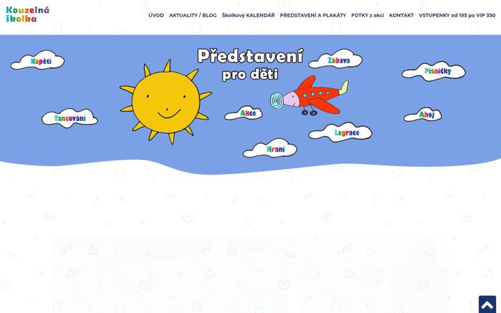Screenshot of kouzelnaskolka.com