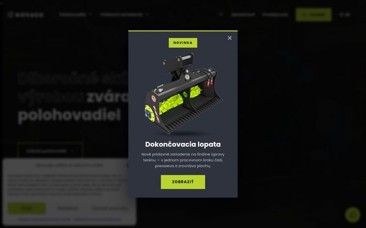 Screenshot of kovacocompany.sk