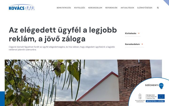 Screenshot of kovacsbaukft.hu