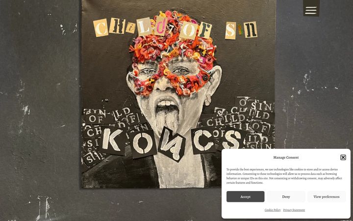Screenshot of kovacsmusic.com
