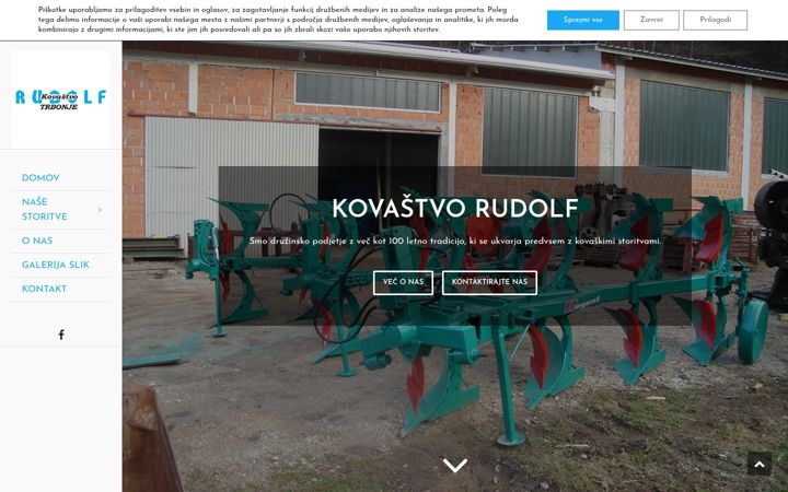 Screenshot of kovastvo-rudolf.si