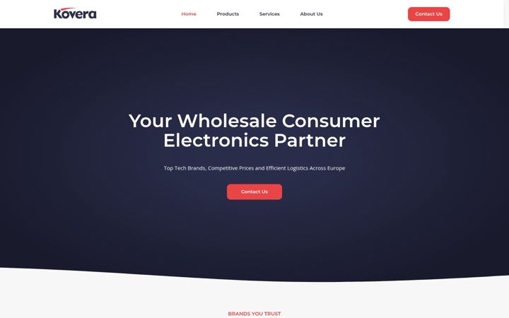 Screenshot of kovera.com