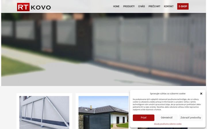 Screenshot of kovovyroba-cadca.sk