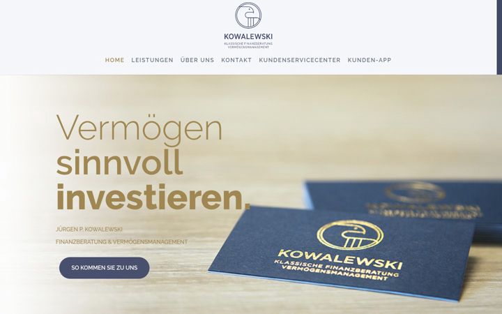 Screenshot of kowalewski.finance