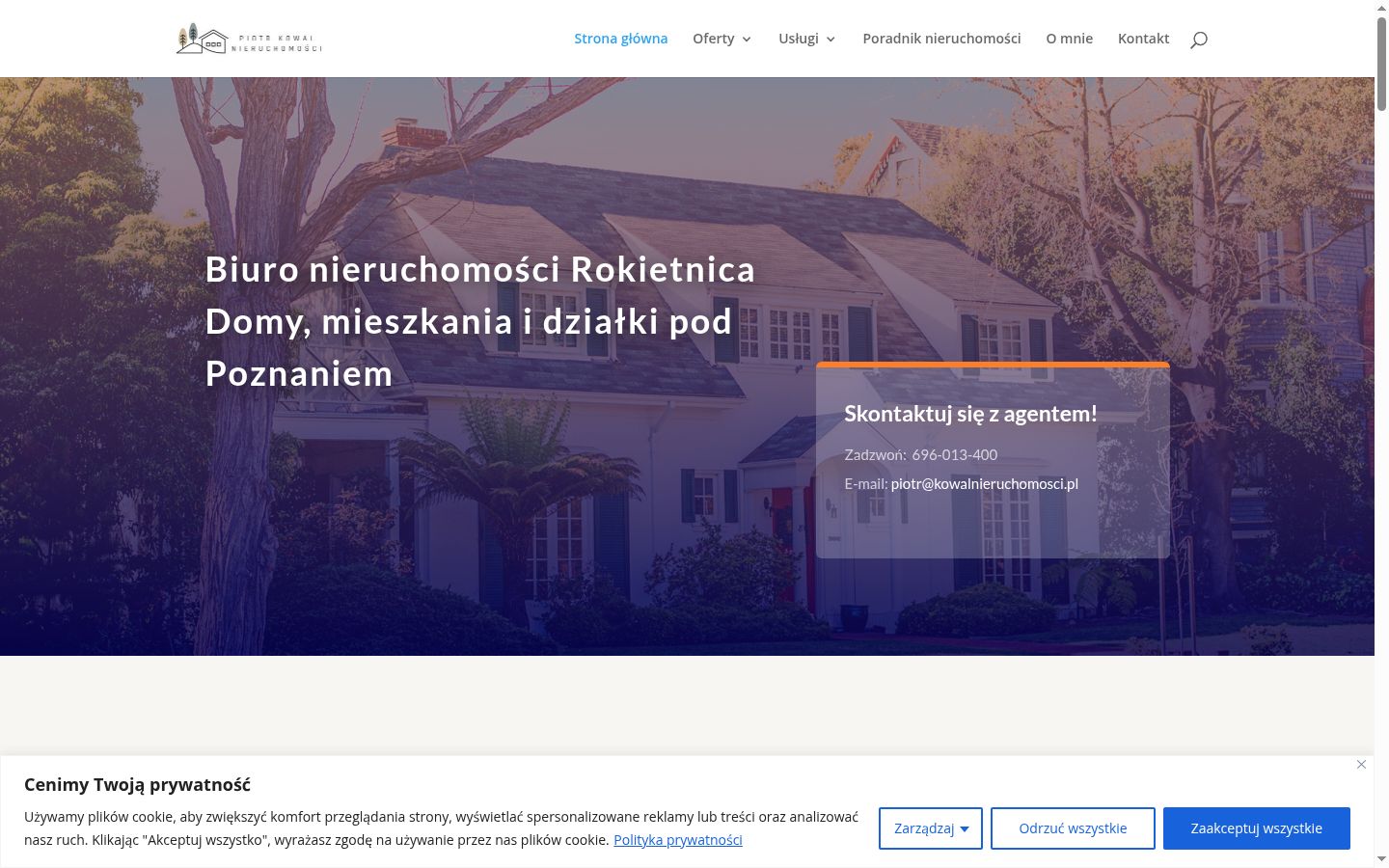 Screenshot des Einwilligungsbanners vor jeglicher Interaktion