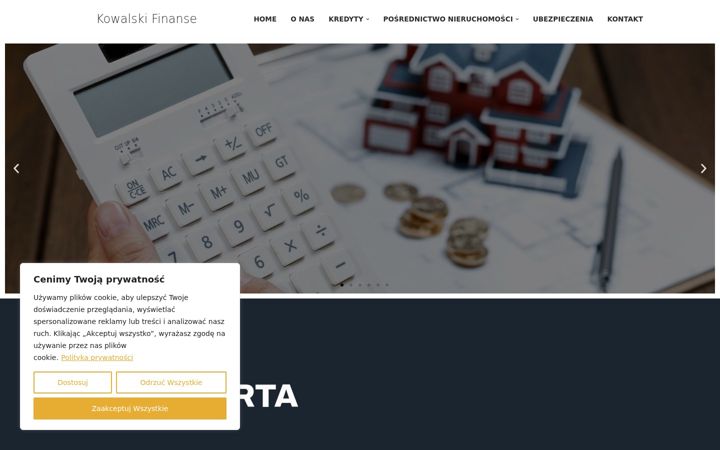 Screenshot of kowalski-finanse.pl