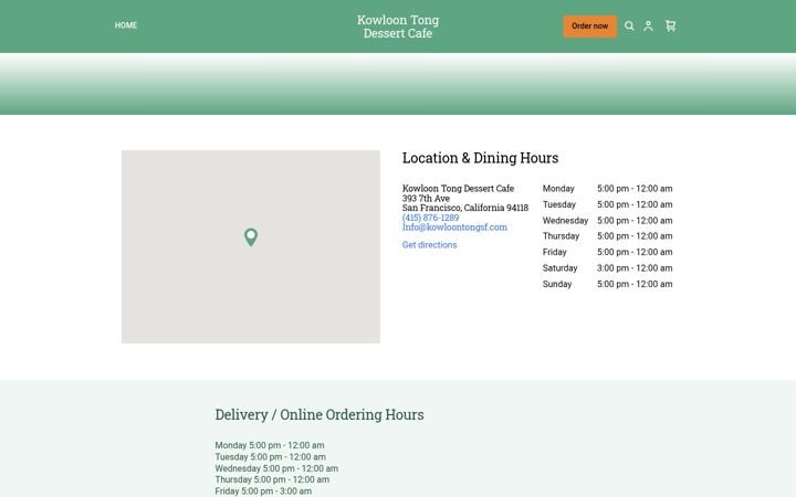 Screenshot of kowloontongsf.com