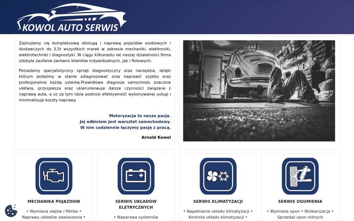 Screenshot of kowolautoserwis.pl